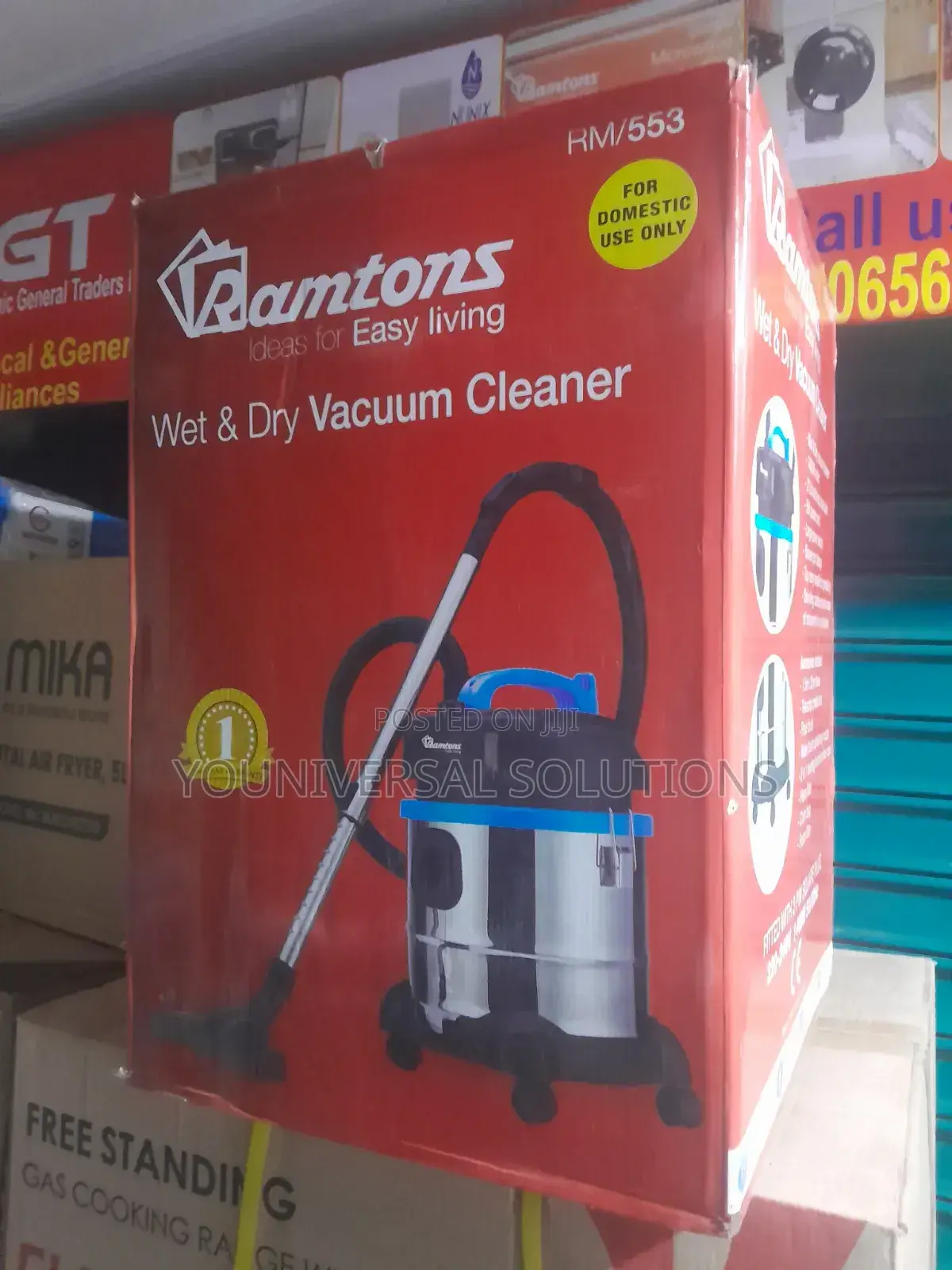 Rm/553 Ramtons Wet and Dry Vacuum Cleaner