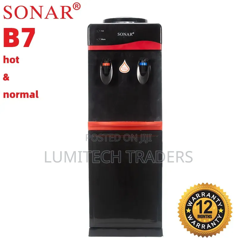 Sonar B7 Hot and Normal Free Standing Water Dispenser Black