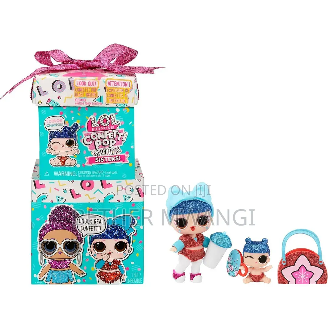 L.O.L. Surprise Confetti Pop Birthday Sisters Collectible Dolls