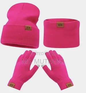 3pcs Knitted Winter Set (Beanie , Scarf , Gloves )