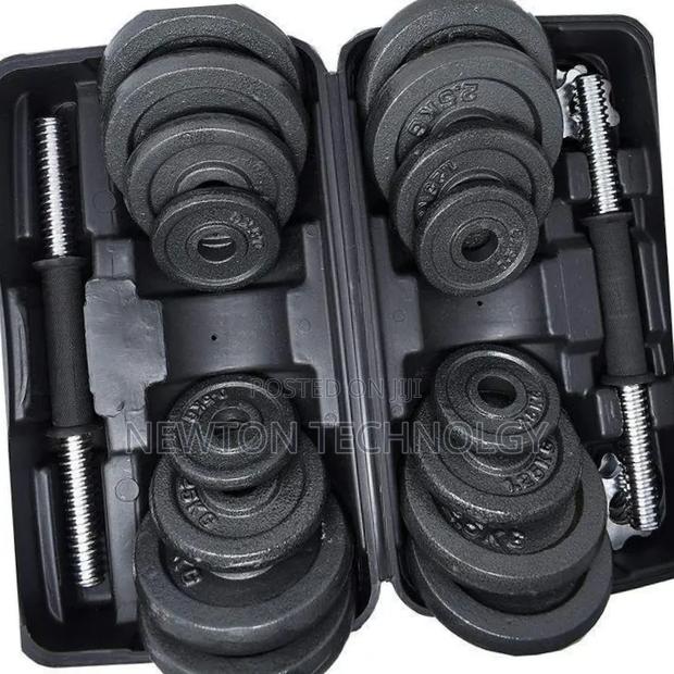 30kg Adjustable Dumbell Barbell Weight Set