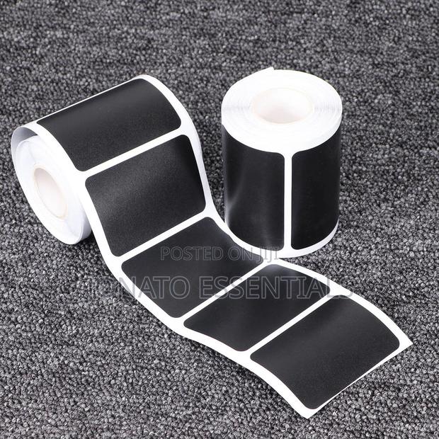Chalkboard Labels Sticker Roll (120pcs + Liquid Pen) Jar Organizer - thumbnail 2