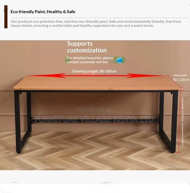 1200mm Solid Wood Generic Home Study Desk