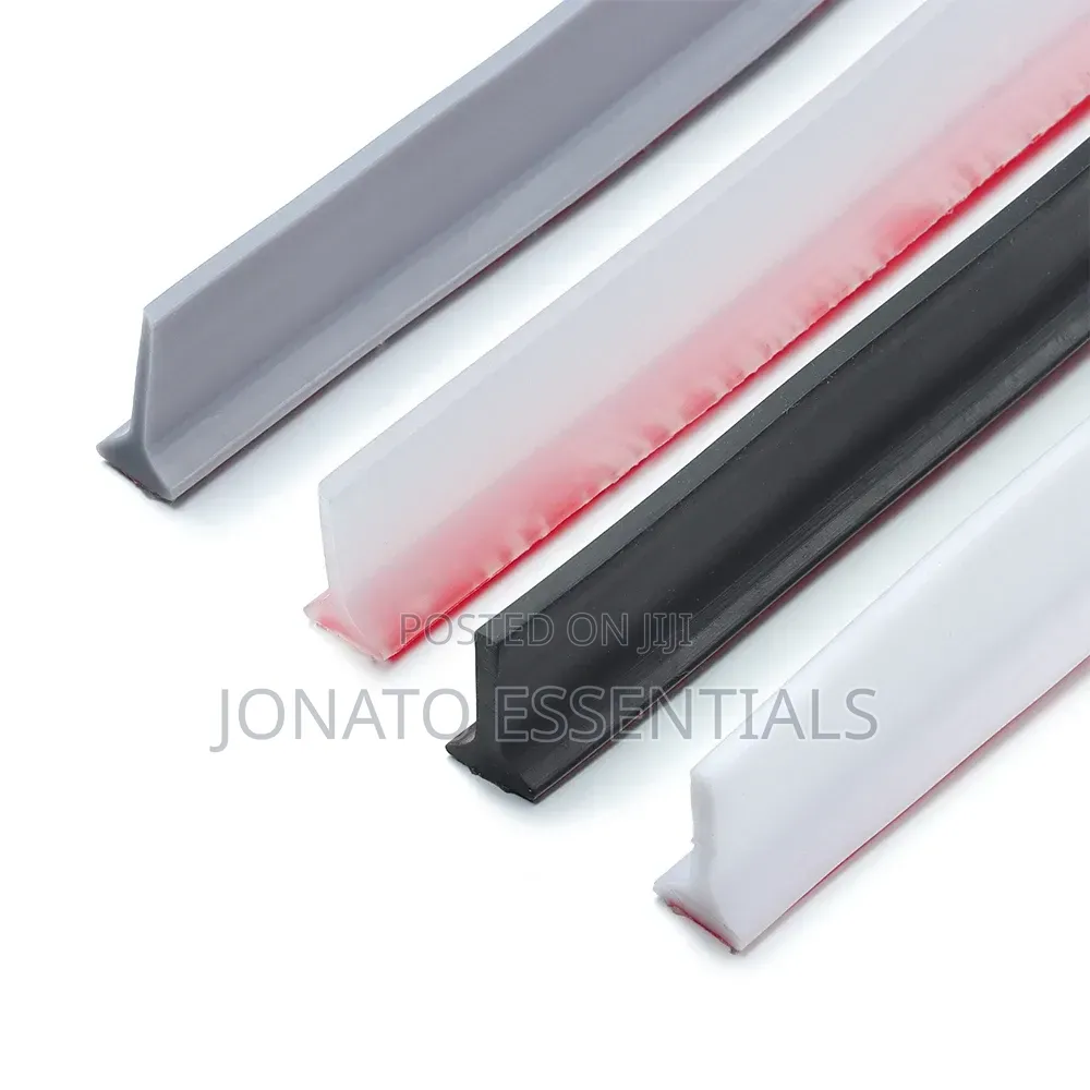 Flexible Silicone Bathroom Water Stopper Shower Barrier Dam
