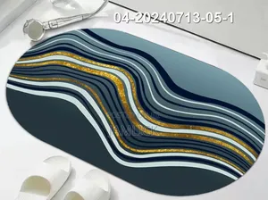 Oval Rubber Slip-Resistant Bathroom Mat - Gw