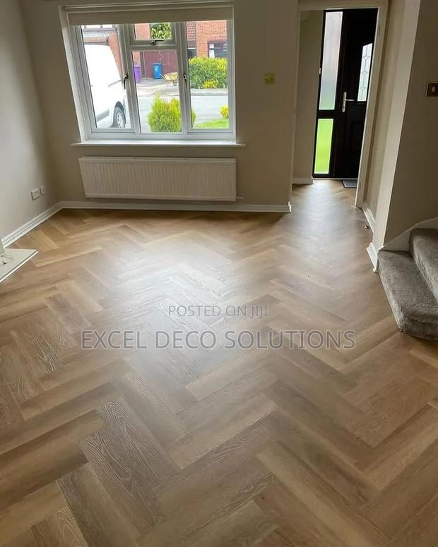 Herringbone SPC Flooring – Waterproof Beauty for Interiors