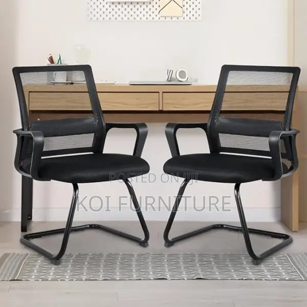 Office Chair : L12 Cantilever Mesh Visitor Office Chair