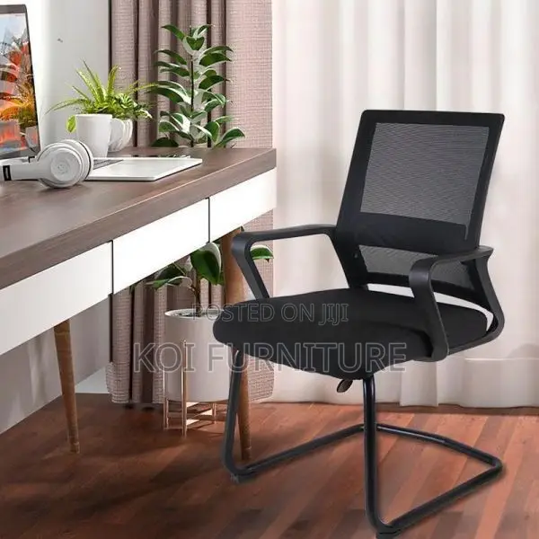 Office Chair : L12 Cantilever Mesh Visitor Office Chair