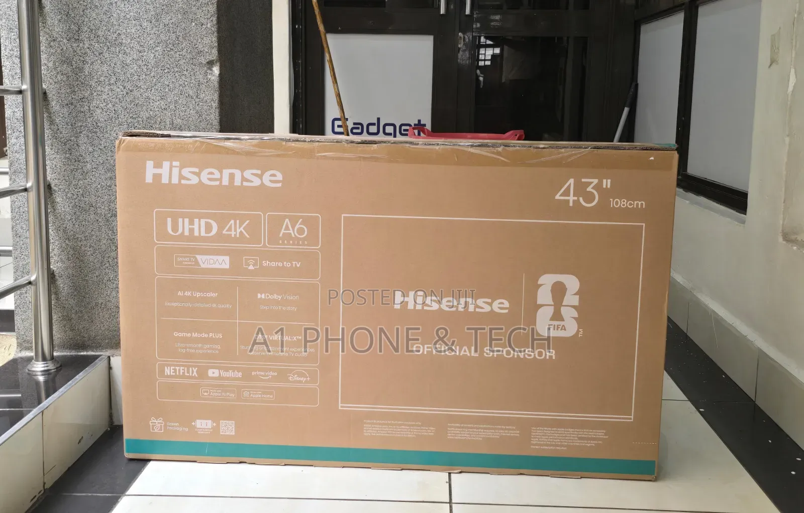 Hisense A6 Series 43"inches Uhd