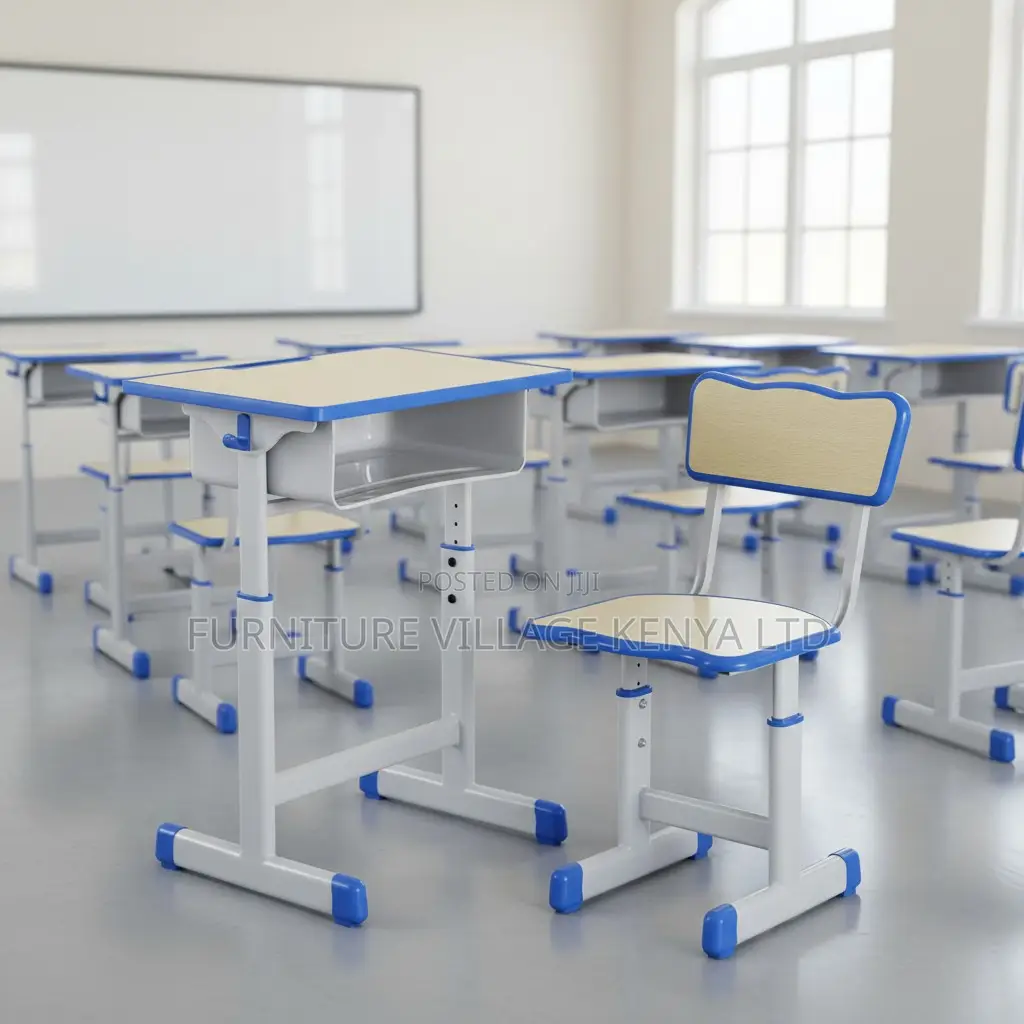 Student Desk and Chair Set for Classroom