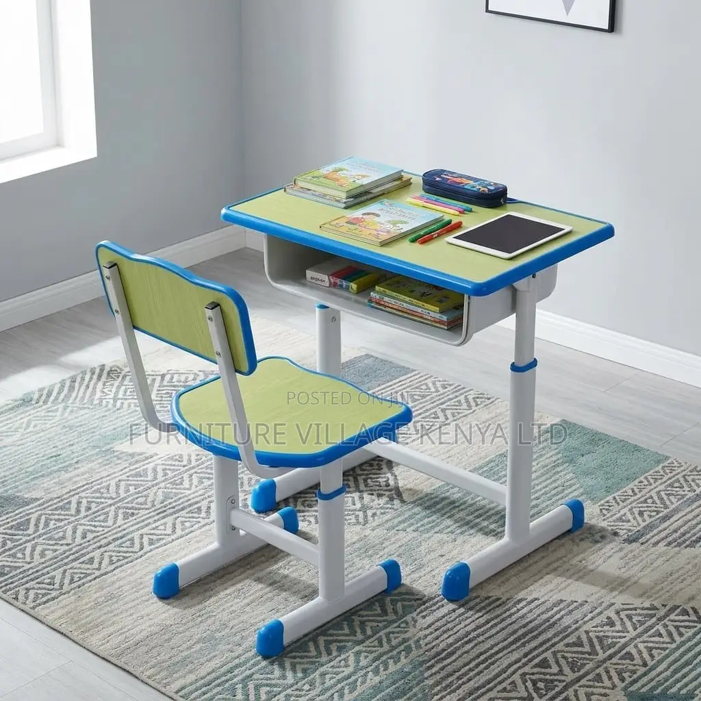Student Desk and Chair Set for Classroom