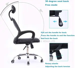 Ergonomic Executive Office Chair With Backrest