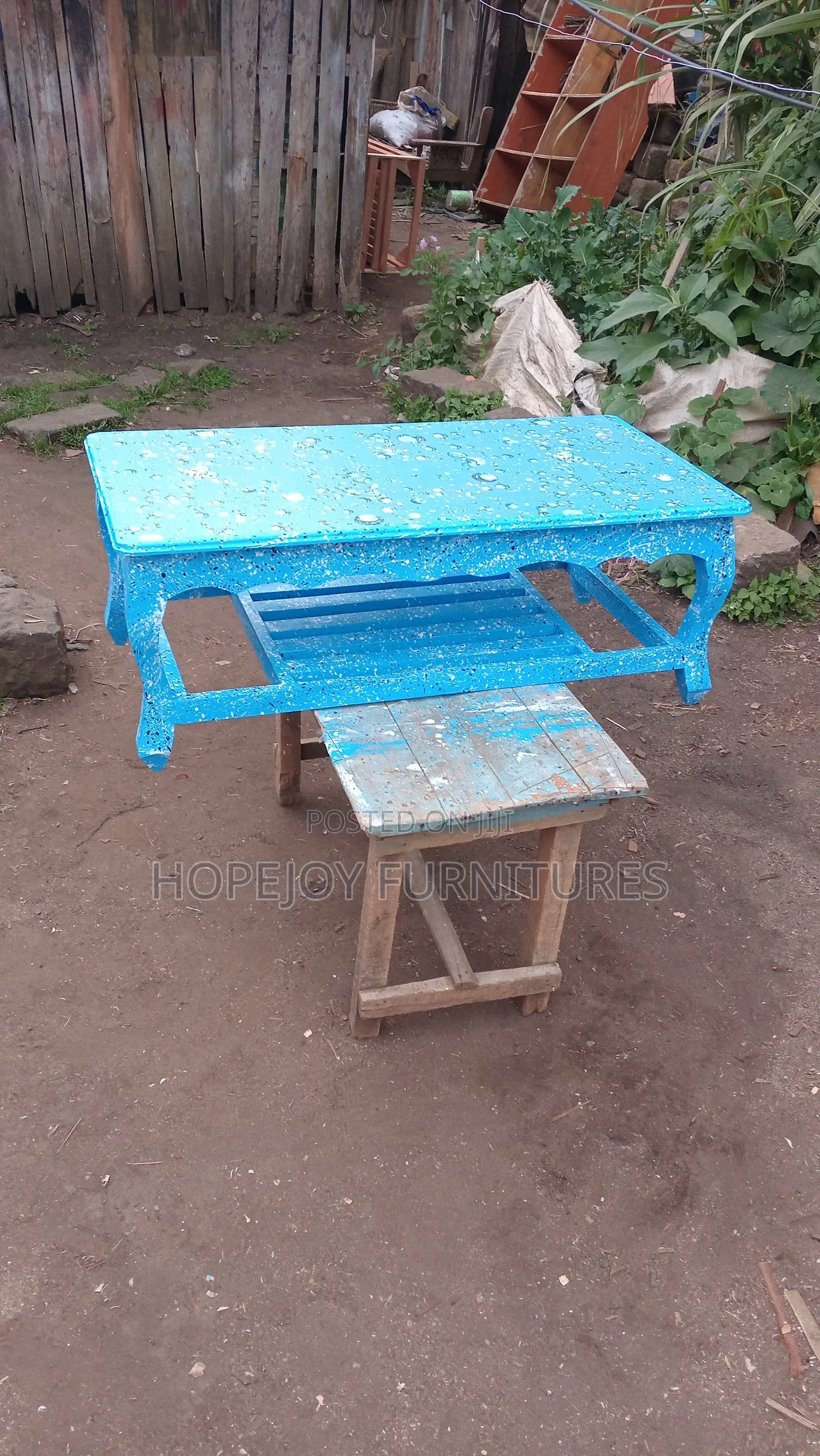 Blue Coffee Table