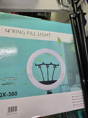 Qx-360 14 Inch Ring Fill Light Tripod Phone Holder Kit
