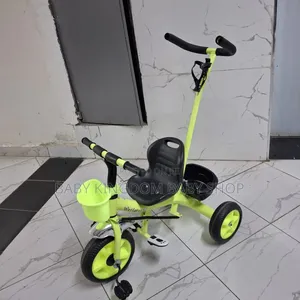 Tricycle With Push Handle