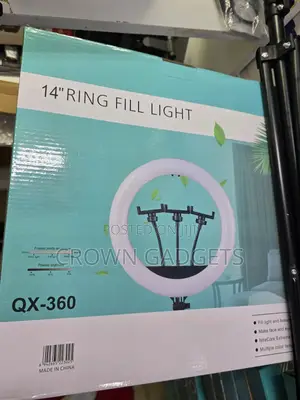 Usb Powered 14 Inch Ring Light With 360° Phone Holder