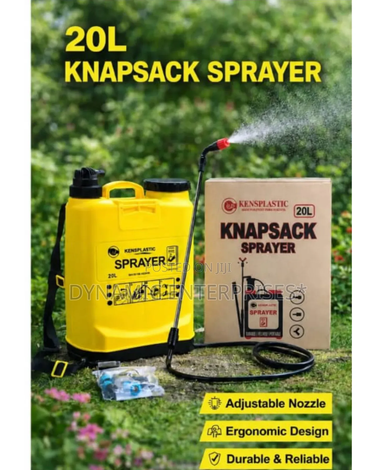 Knapsack Adjustable Sprayer 20ltrs