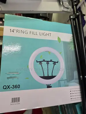 Qx-360 Led Ring Light Usb Dimmable Photography Light