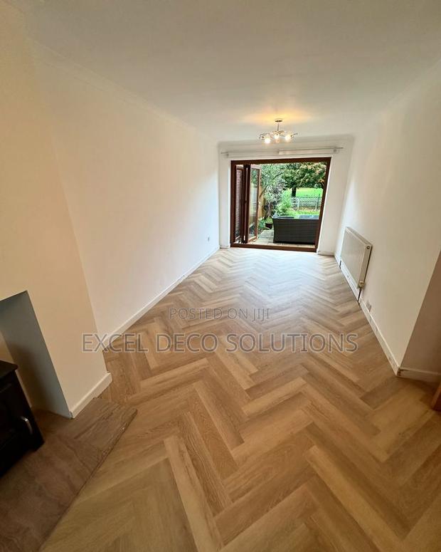 Herringbone SPC Flooring for Stylish Interior Spaces