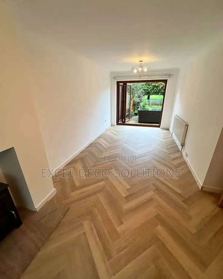 Herringbone SPC Flooring for Stylish Interior Spaces