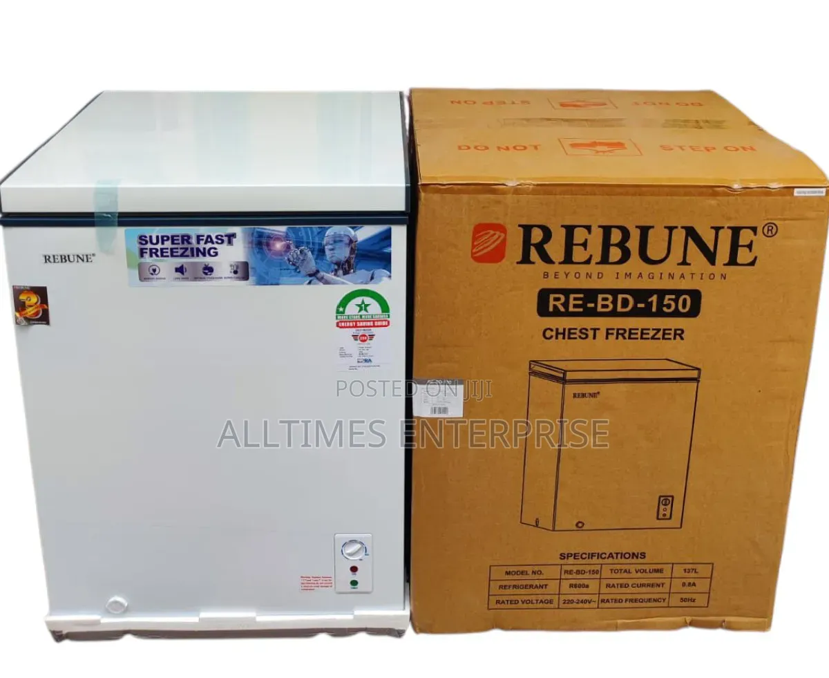 150 Liters Rebune Deep Freezer