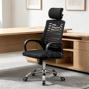 Swivel Staff Ergonomic Study Chair With Headrest