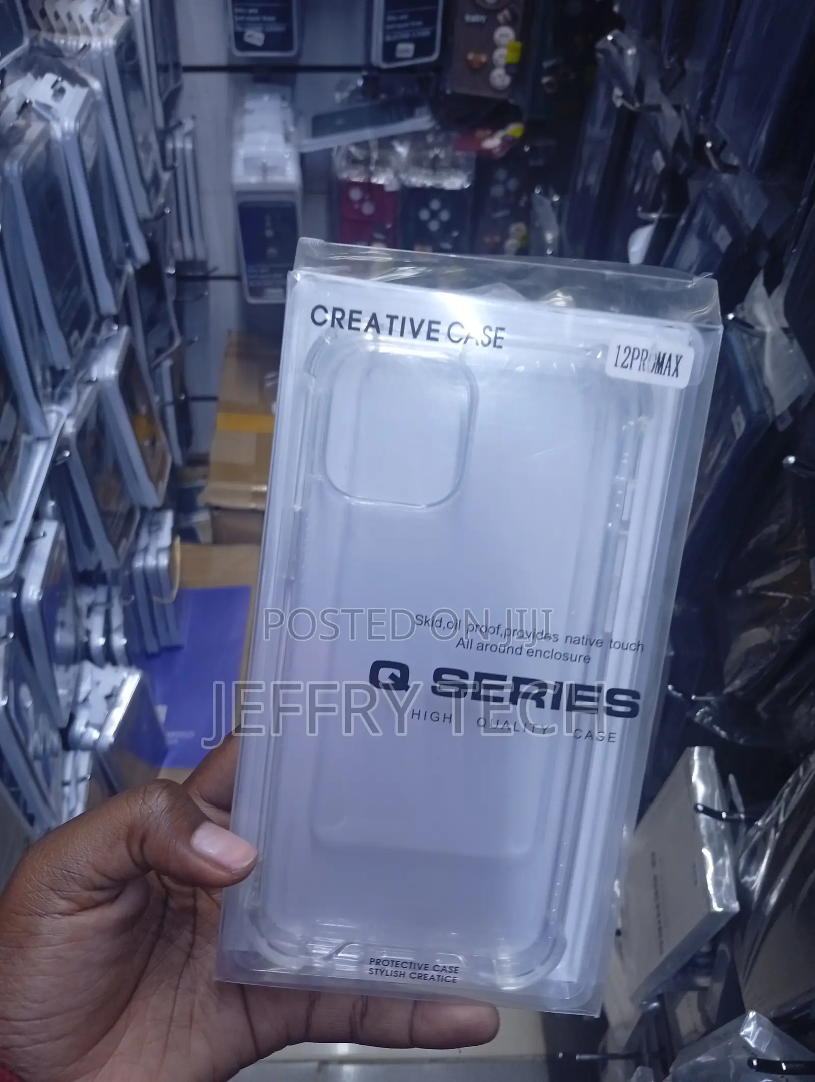 iPhone 12 Pro Max "Skid, Oil Proof Native Touch Cover
