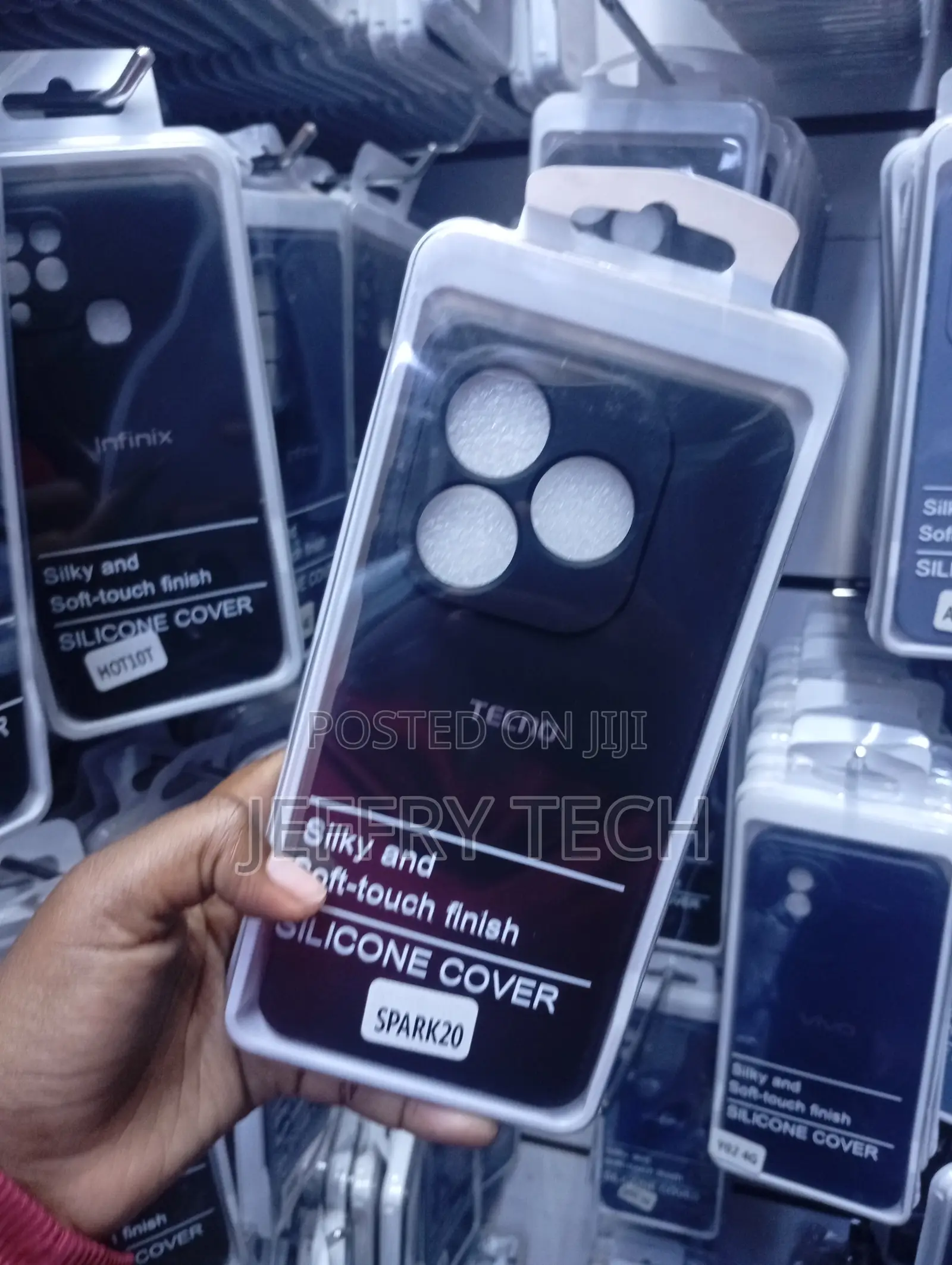 Tecno Spark 20 Silicone Phone Cover Featuring a Silky, Soft-Touch