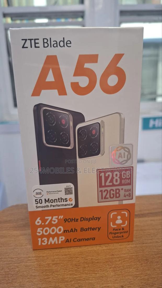New ZTE Blade A56 128 GB Black - thumbnail 2