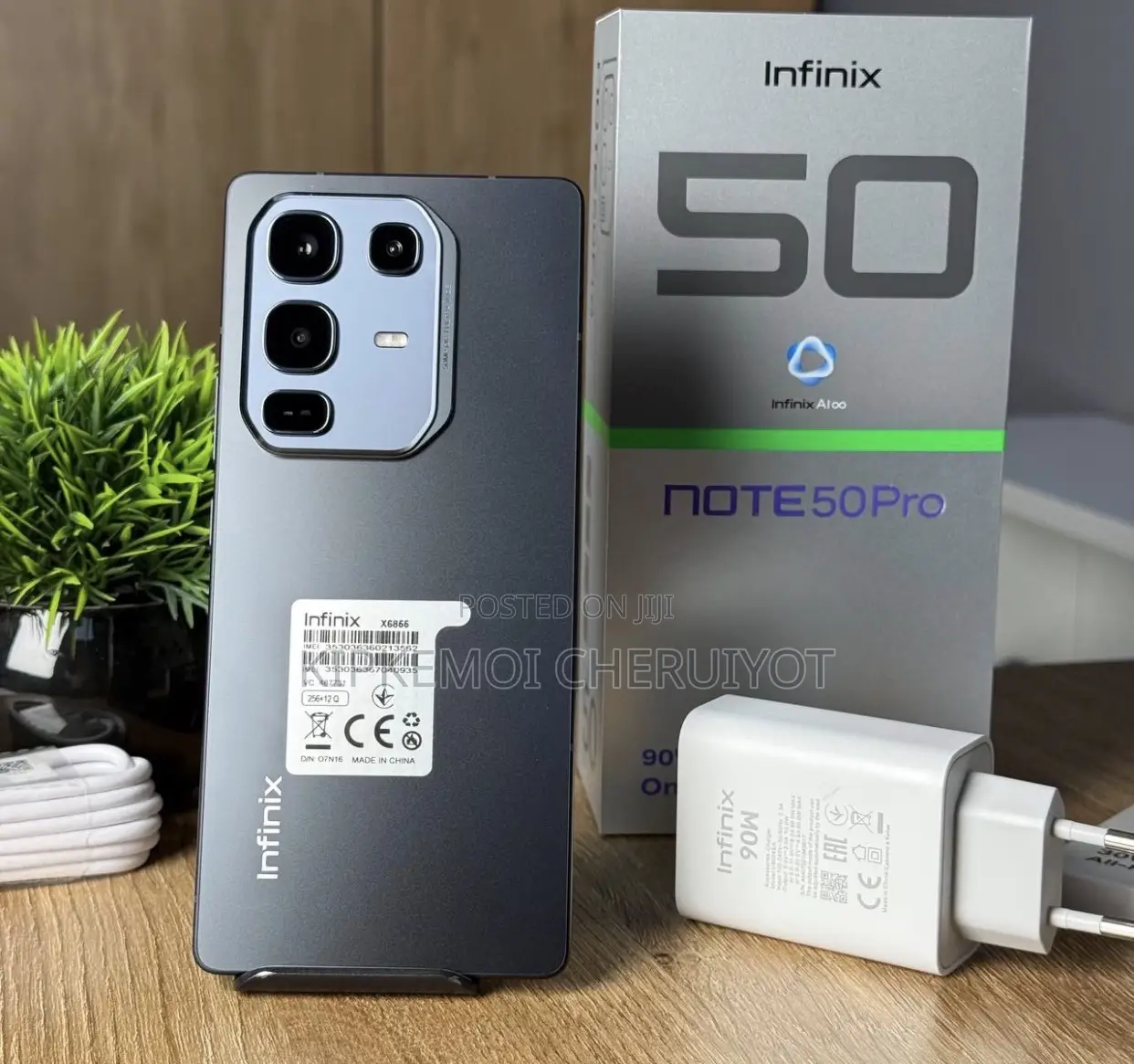 New Infinix Note 50 Pro 256 GB Black