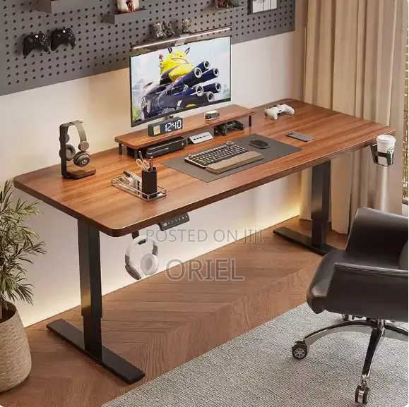 Office Desk : Office 2metres Electric Standing Adjustable Height Desk
