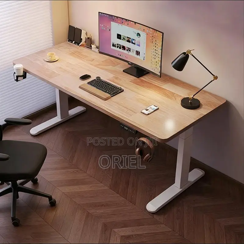 Office Desk : Office 2metres Electric Standing Adjustable Height Desk
