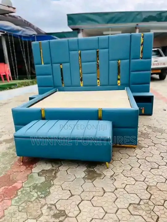 Modern Upholstered Bed Set