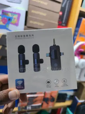  Dual Wireless Mic Type-C Lightning 3.5mm System
