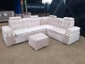 Cream L Sofa Seat