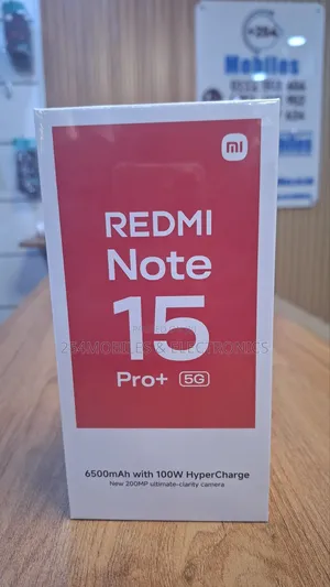 New Xiaomi Redmi Note 15 Pro+ 256 GB Black