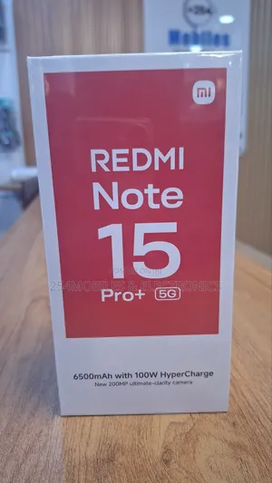 New Xiaomi Redmi Note 15 Pro+ 256 GB Black