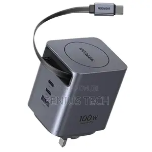 Ugreen Nexode Pro 100w Gan Fast Charger With Retractable Cable