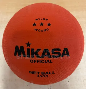 Netball Complete Set - Pair of Rings, Net, Mikasa and Set of 14 Bibs