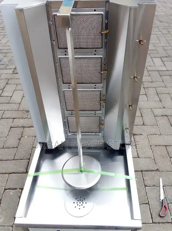 Commercial Shawarma 4 Gas Burner Machine