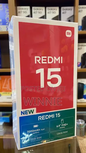 New Xiaomi Redmi 15 128 GB Black