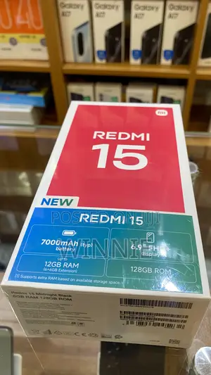 New Xiaomi Redmi 15 128 GB Black
