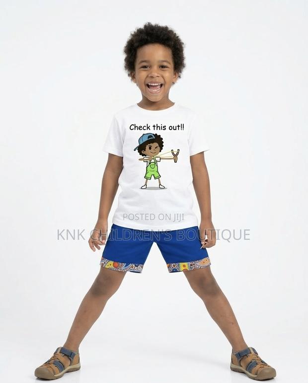 Kids Shorts and T-Shirt Sets – Blue