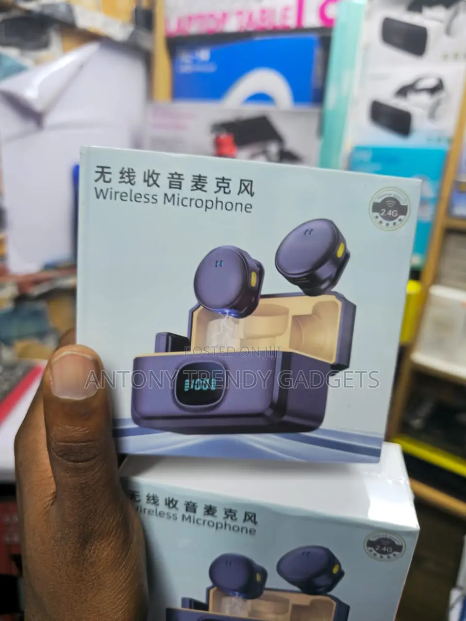Q8 Wireless Mic 2.4g Noise Reduction Clip-on Microphone