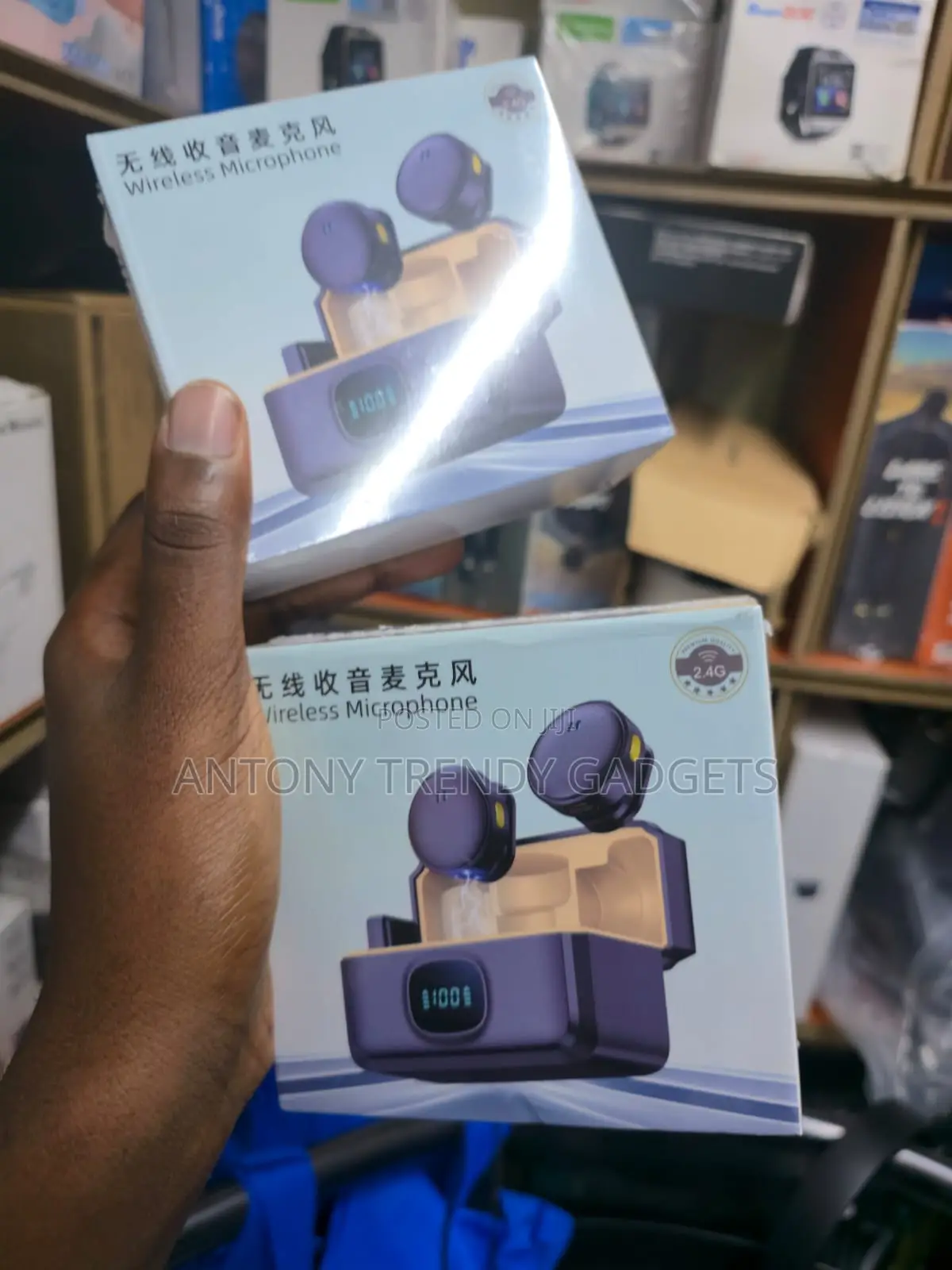 Q8 Wireless Mic 2.4g Noise Reduction Clip-on Microphone