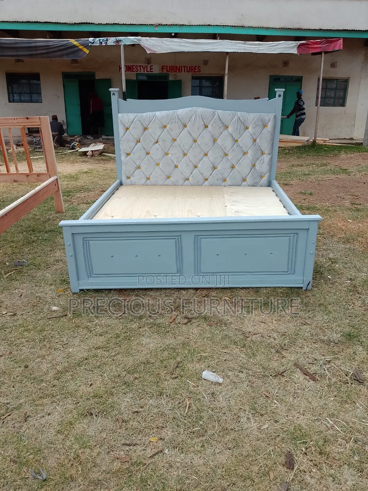 Right Blue Chester Bed 5x6