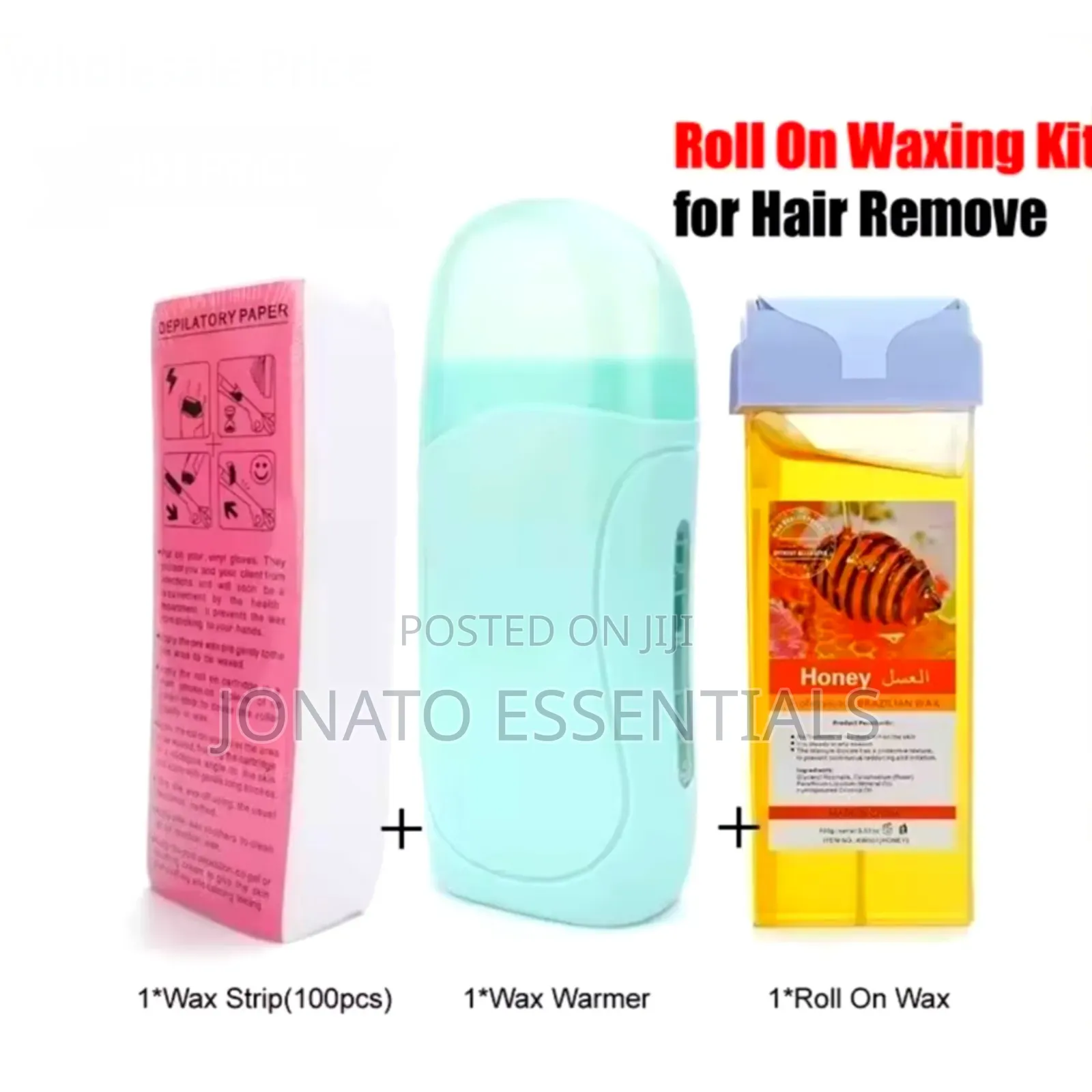 Roll on Waxing Kit Professional Hair Removal Wax Warmer Heater