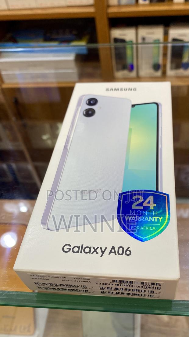 New Samsung Galaxy A06 64 GB Black - thumbnail 2