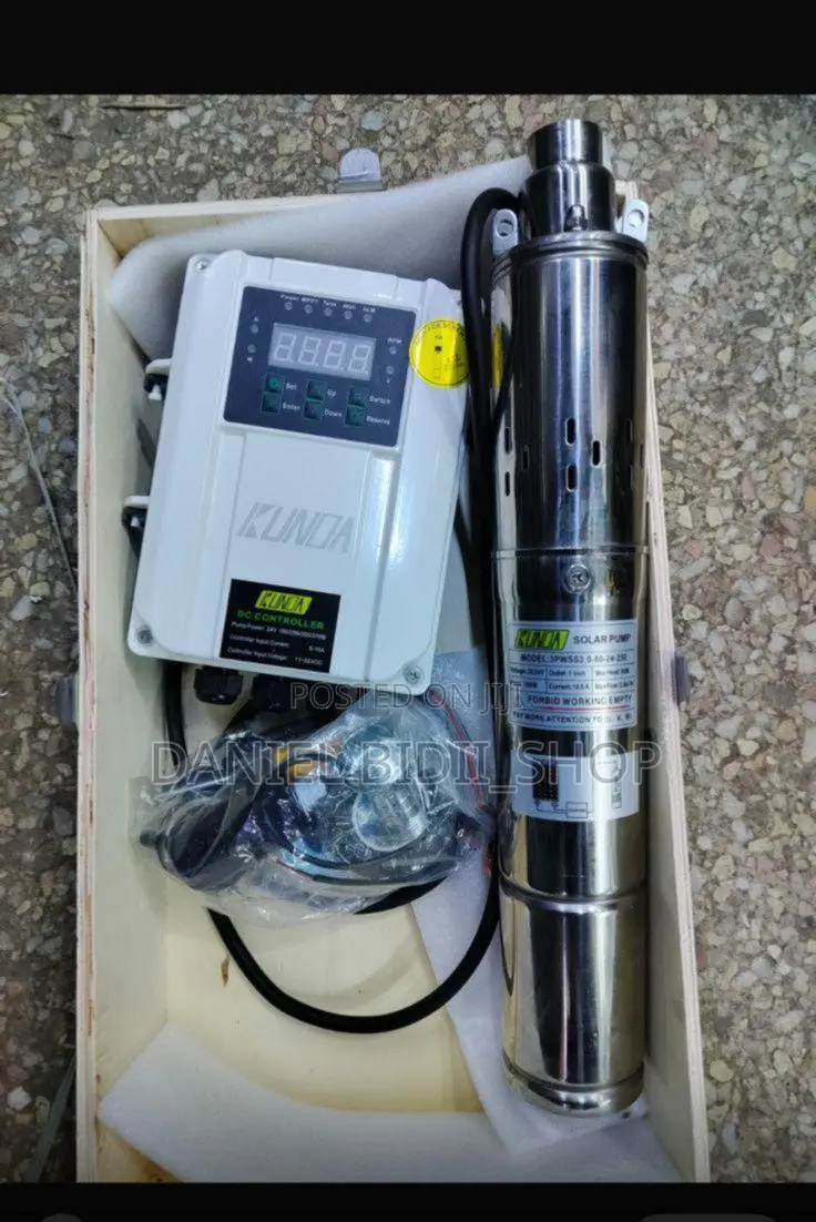 Kunda Solar Submersible Pump 600watts 130mtrs 72v