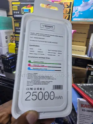 Veger V11w Power Bank 25000mah Portable Battery Charger